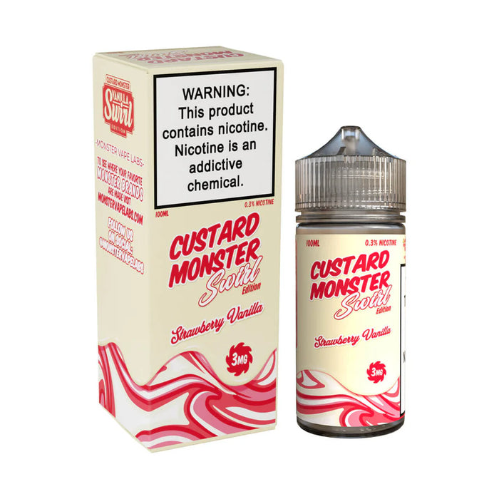 Custard Monster Swirl Strawberry Vanilla eJuice