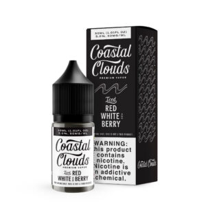 Coastal Clouds Salt Red White and Berry Iced eJuice