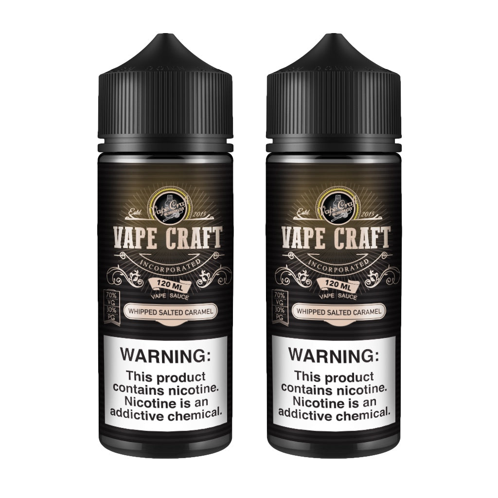 Vape Craft Whipped Salted Caramel 2 Bottle Bundle