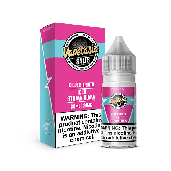 Vapetasia Killer Fruits Salt Iced Straw Guaw eJuice