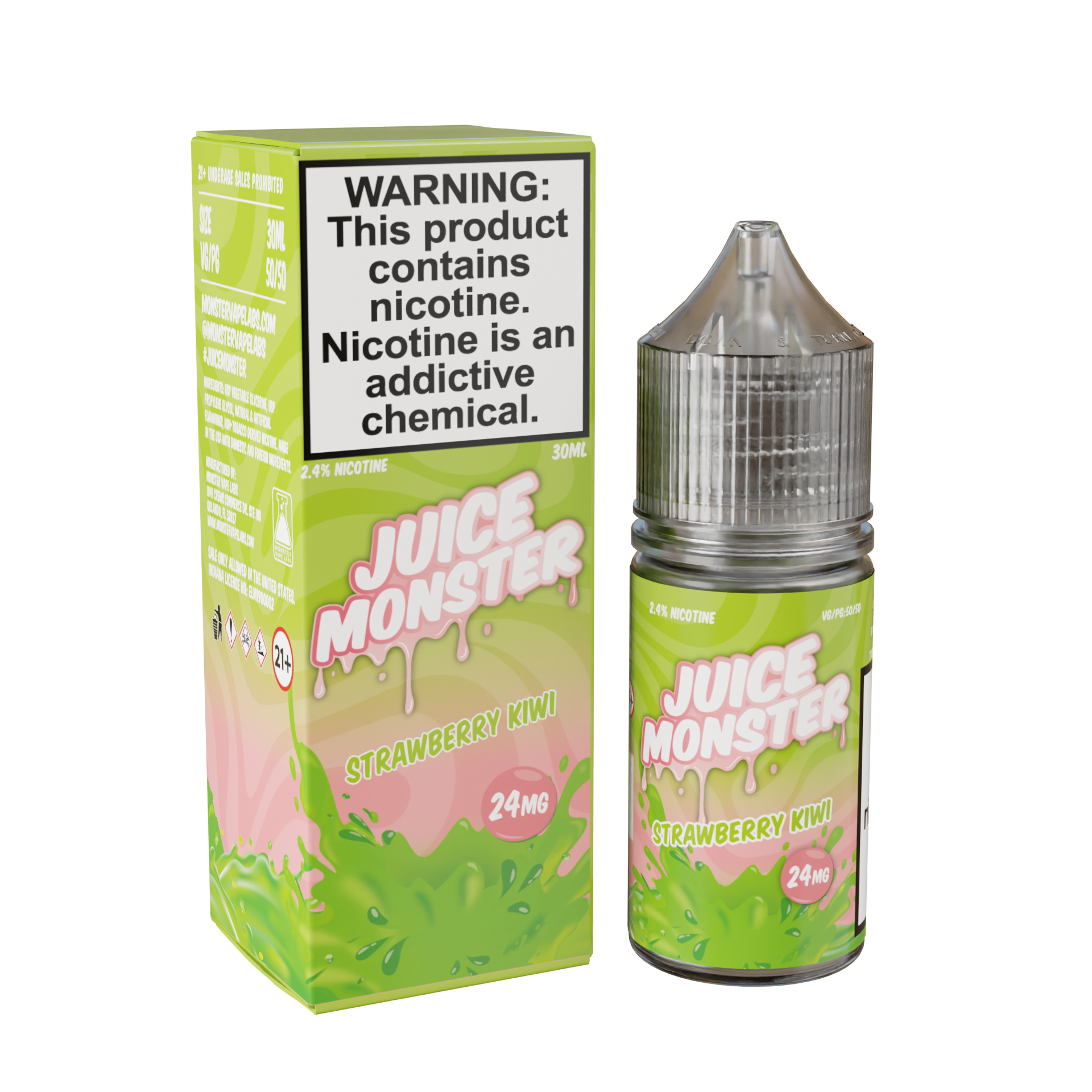 Juice Monster Salt Strawberry Kiwi eJuice