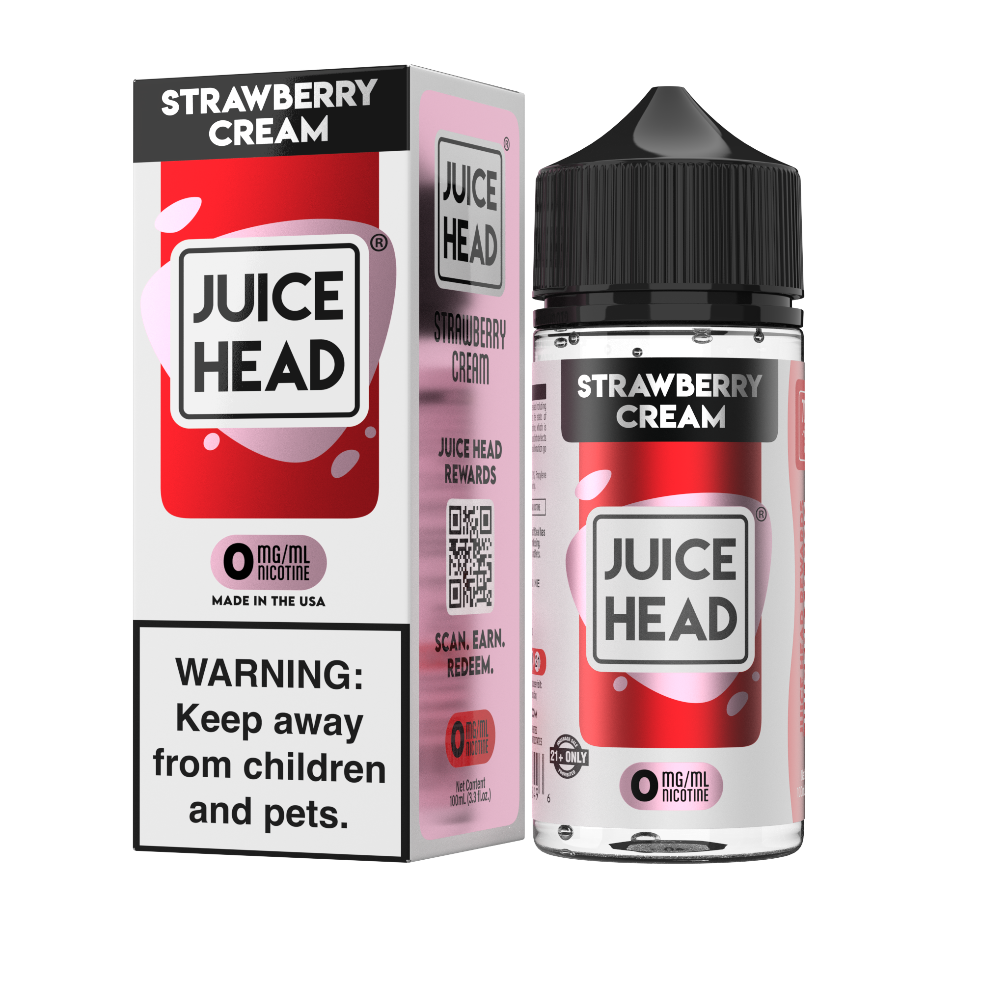 Juice Head Desserts Strawberry Cream eJuice