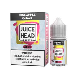 Juice Head Freeze Salt Pineapple Guava eJuice